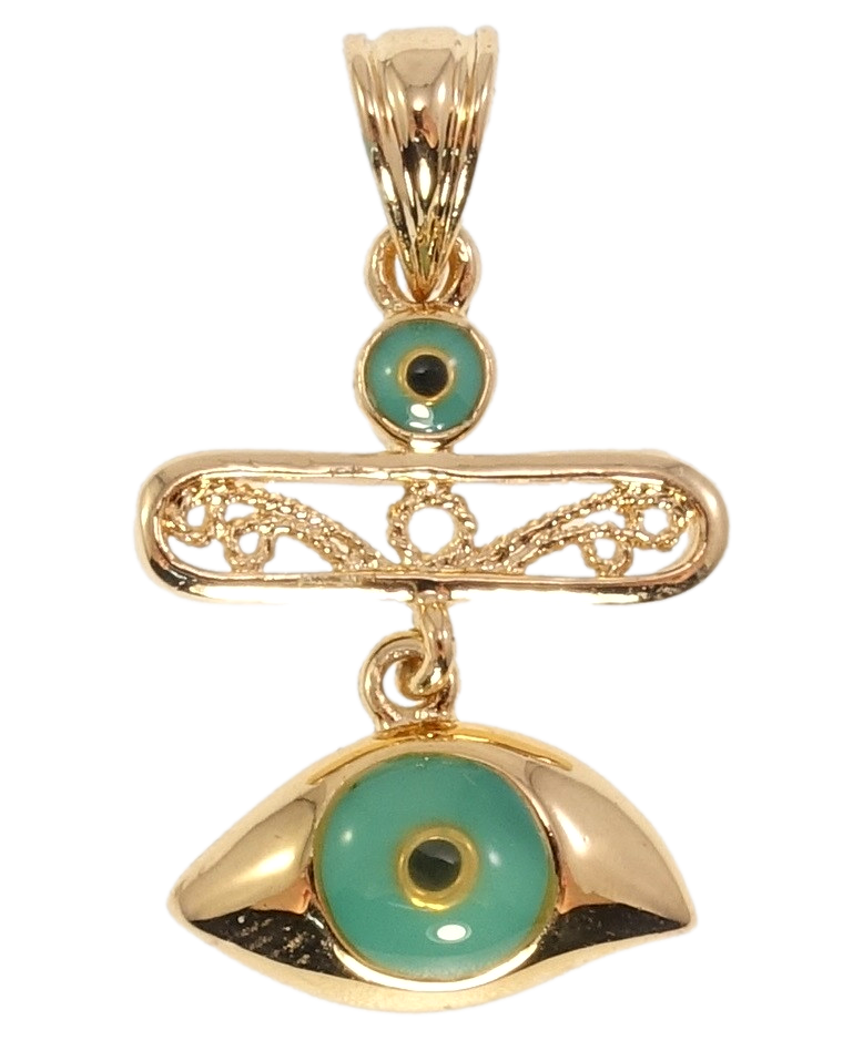 

Кулон Fallon Позолота 18К "Оберег Глаз Фатимы"