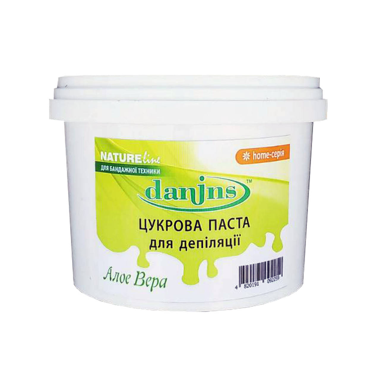 

Цукрова паста для депіляції в домашніх умовах ТМ Danins Алоє вера 500г