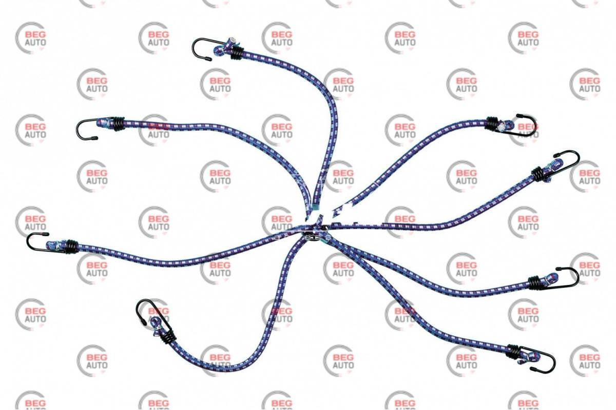 

Резинка стяжная для багажа "паук" 8 крюков 80см Lavita