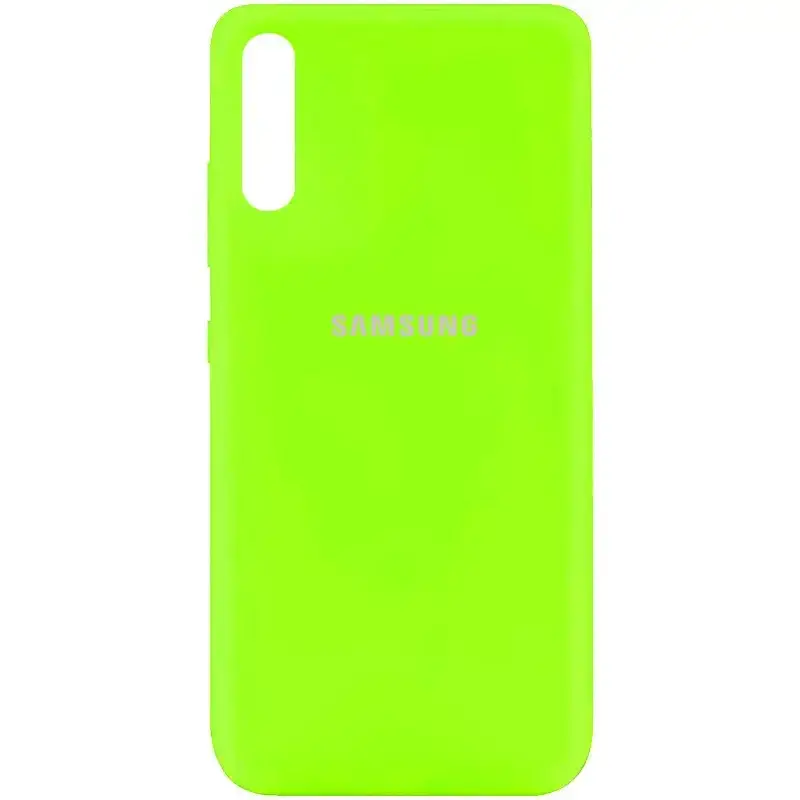 

Чехол Silicone Case Samsung A50 Ярко-салатовый