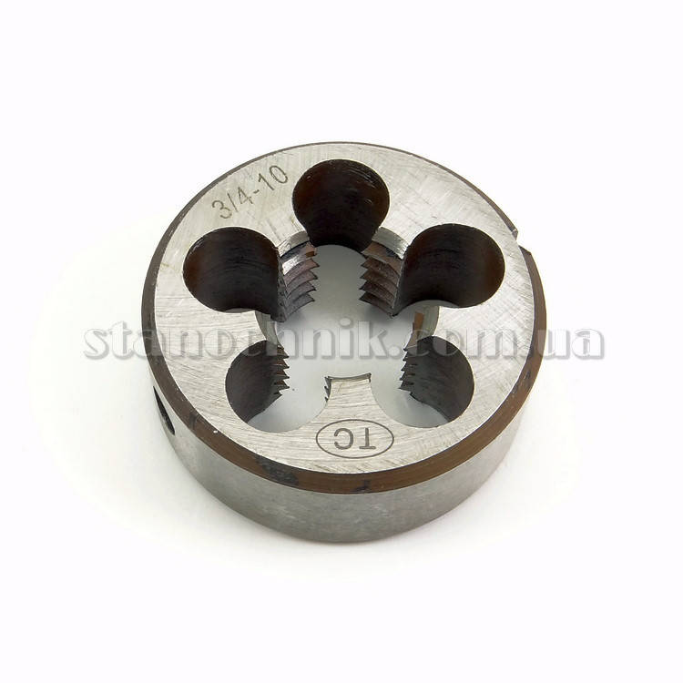 

Плашка UNC 3/4"-10 9ХС Техносталь