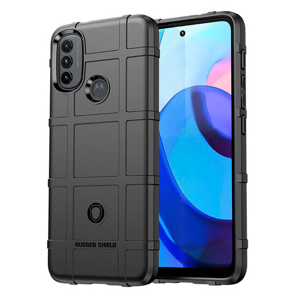 

Чехол Lenuo Rugged Shield для Motorola E20 Black, Черный