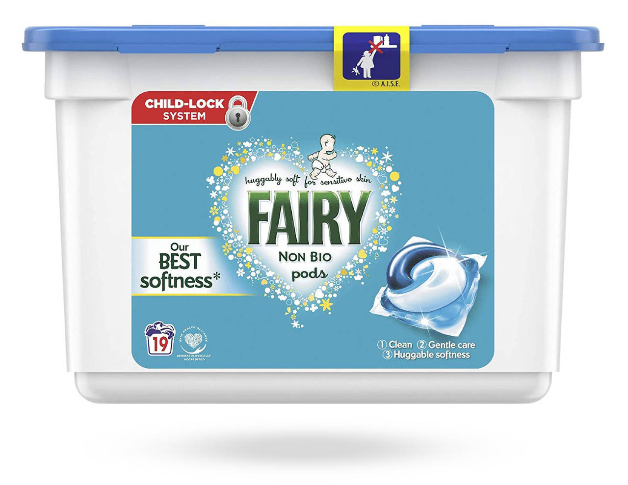 

Капсулы для стирки детского белья Fairy Non Bio 19 шт