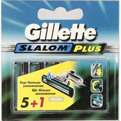 

Картридж Gillette "Slаlom Plus" (5+1)