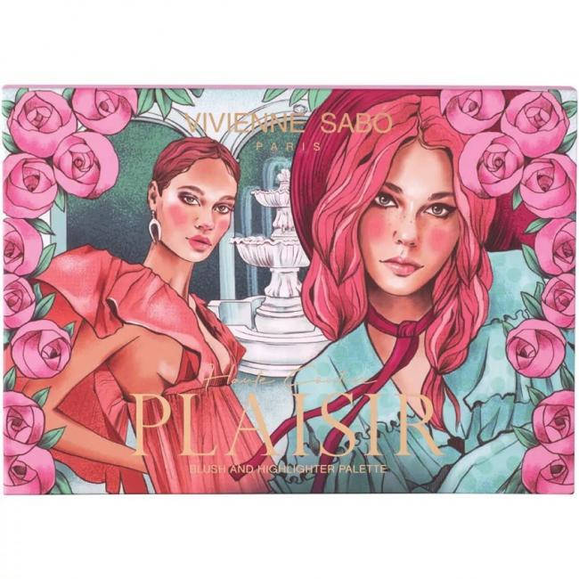 

Палетка румян и хайлайтеров Vivienne Sabo HAUTE COUTURE PLAISIR