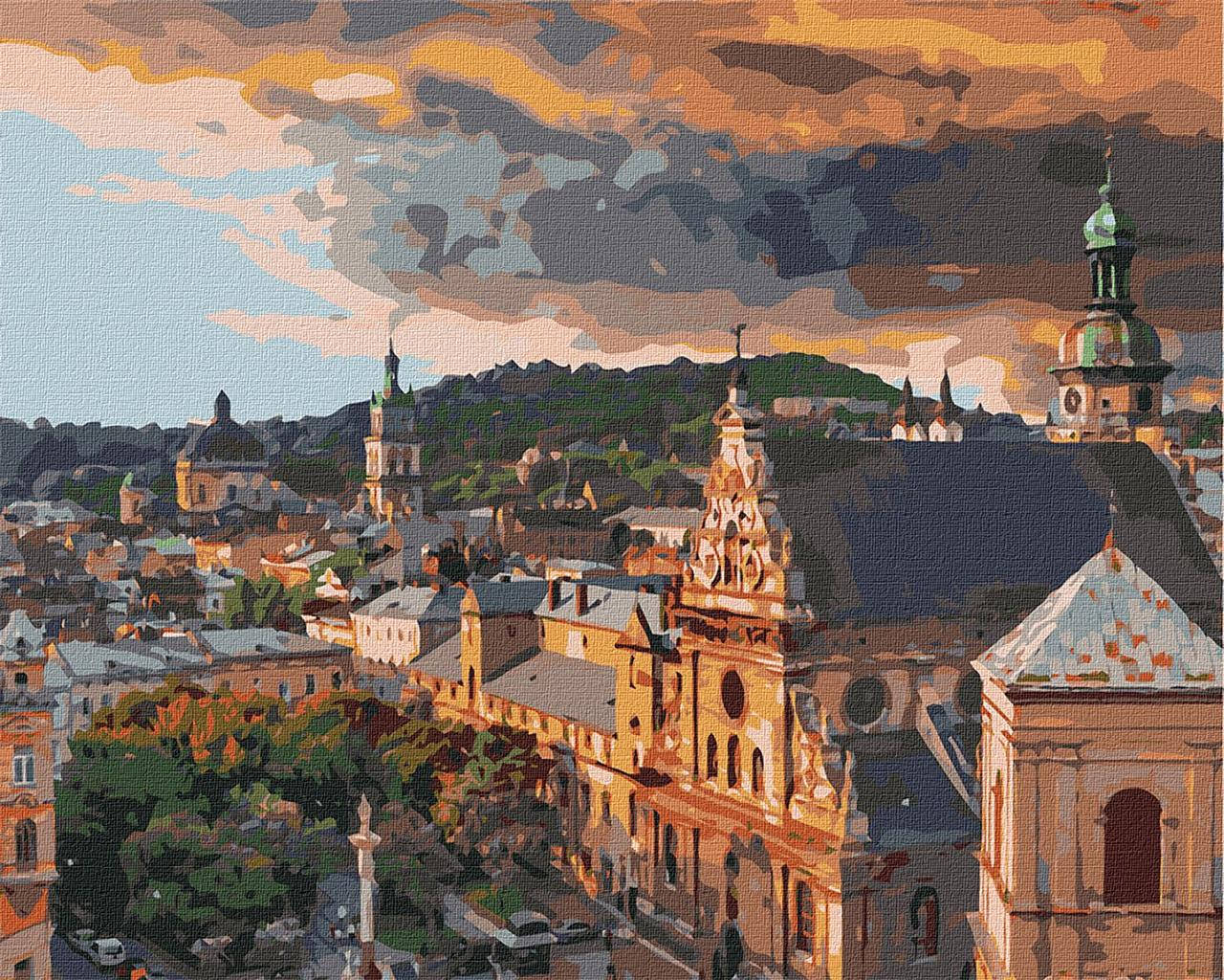 

Картина по номерам Уютный Львов 40*50см в термопакете ТМ Идейка Украина (KHO3595)