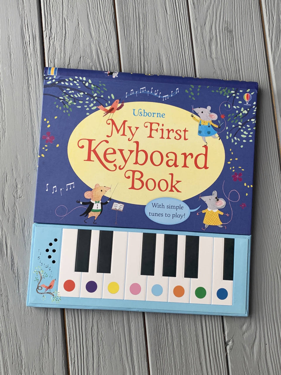 

Книга-пианино для детей со звуком My First Keyboard Book Usborne