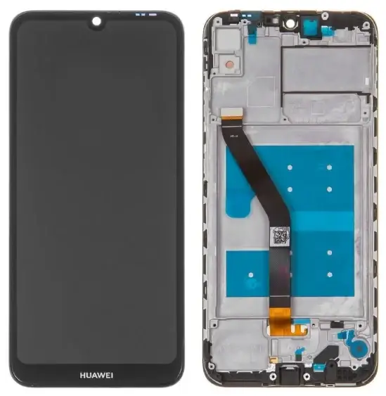 

Дисплей Huawei Y6 2019, Y6 2019 Pro, Honor 8A модуль в сборе с тачскрином, с рамкой, черный, HC