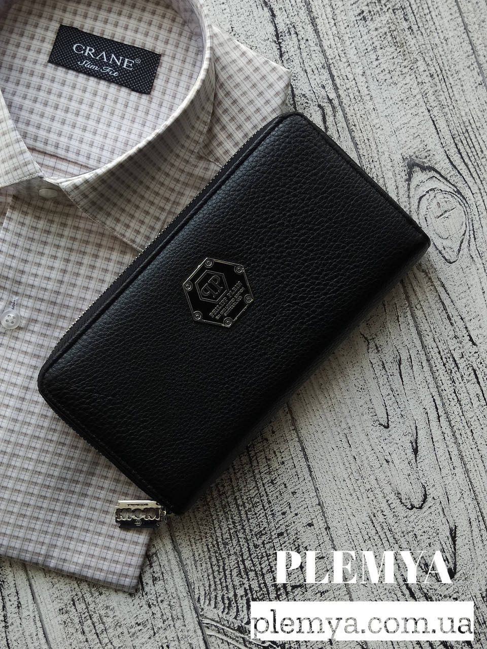 

Мужской кошелек клатч Philipp Plein , портмоне, бумажник, барсетка, Брендовое портмоне черный