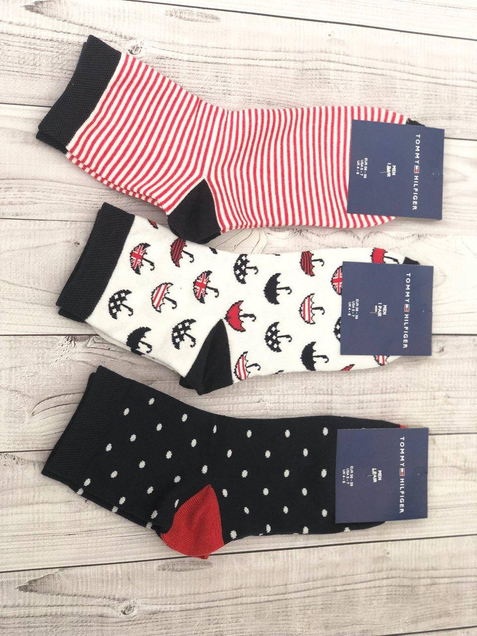 

Носки женские р.36-40 Tommy Hilfiger со средней посадкой