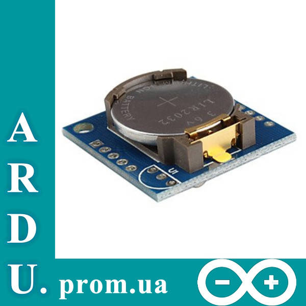 

Часы реального времени DS1307 для Arduino (без батарейки) [#3-1]