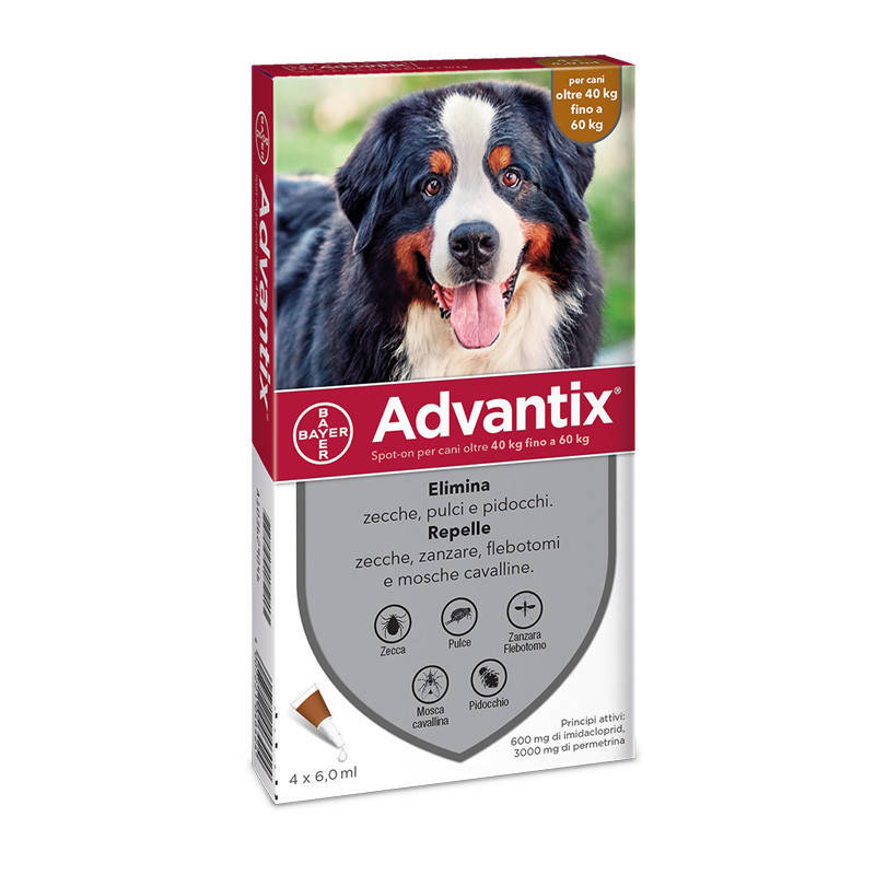 

BAYER Advantix (Адвантикс) для собак весом 40-60 кг 1 пипетка