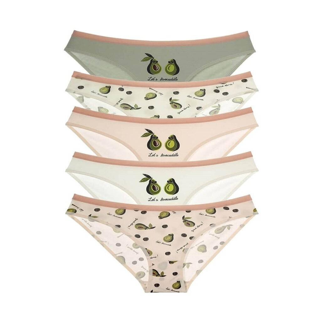 

Трусы женские слипы (классические) Donella 2171942BA 2XL Комбинированный 5 шт