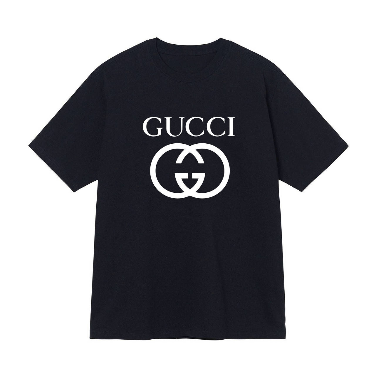 

Черная футболка Gucci Logo черные футболки Гуччи унисекс