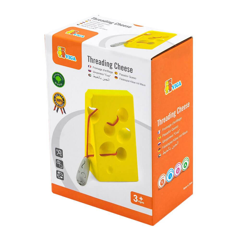 

Дерев'яна шнурівка Viga Toys Сир (56281)
