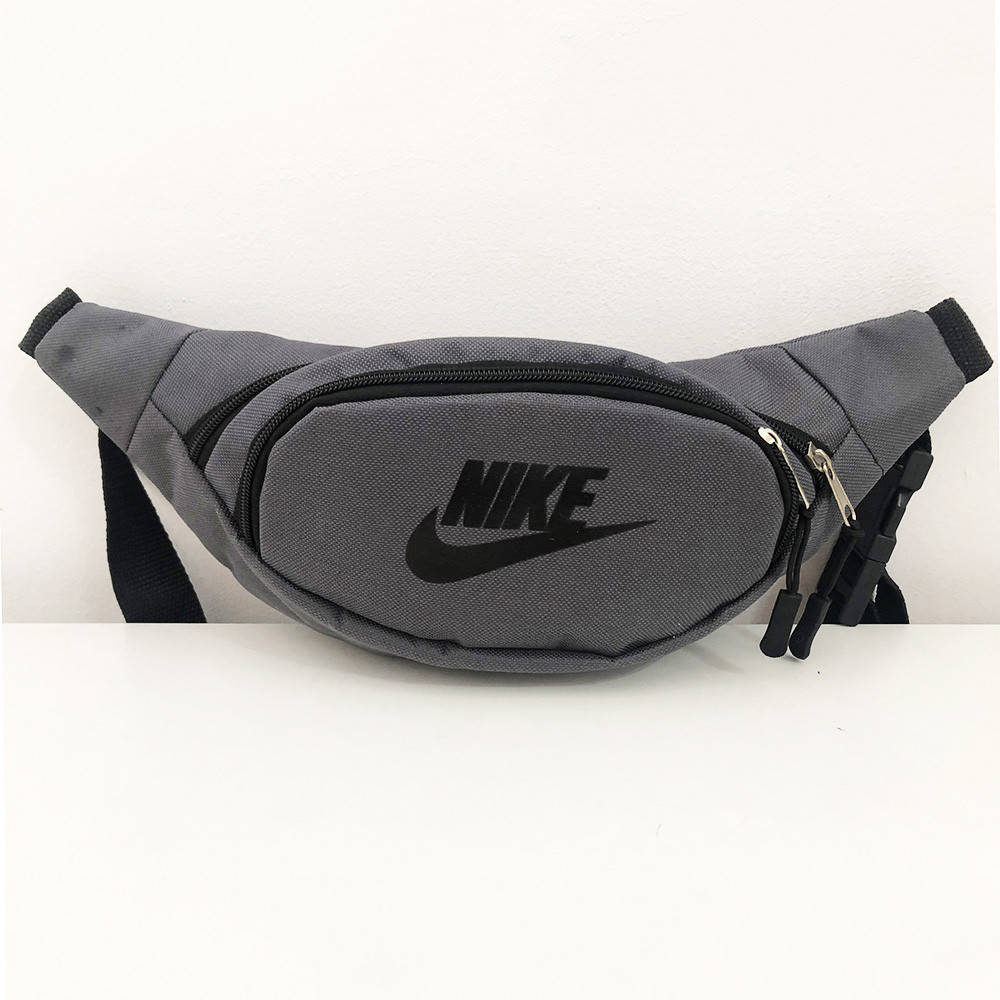 

Бананка брендовая тканевая Nike. Цвет: серый. Модель: 65685