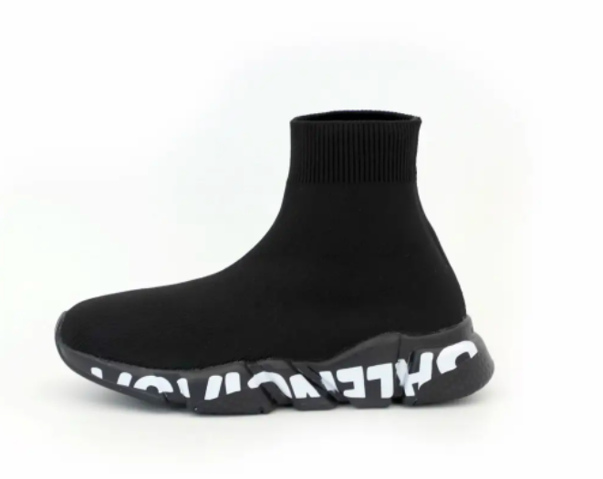 

Кроссовки женские Balenciaga Speed Trainer черные Баленсиага Спид Трейнер текстильные. код KD-12401 40, Черный