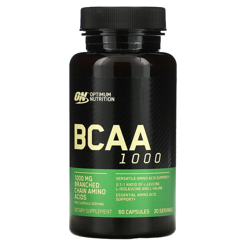 

Аминокислотный комплекс BCAA Optimum Nutrition, 1000 Caps (60 капсул)
