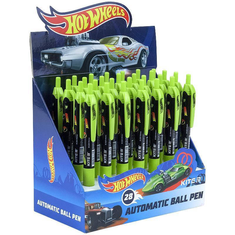 

Ручка шариковая Kite Hot Wheels синяя, HW21-039