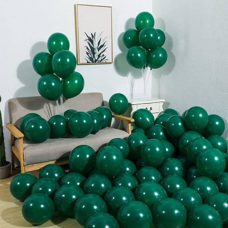 

Шары латекс пастель 10" 25 см Темно зеленый Упаковка 5 шт