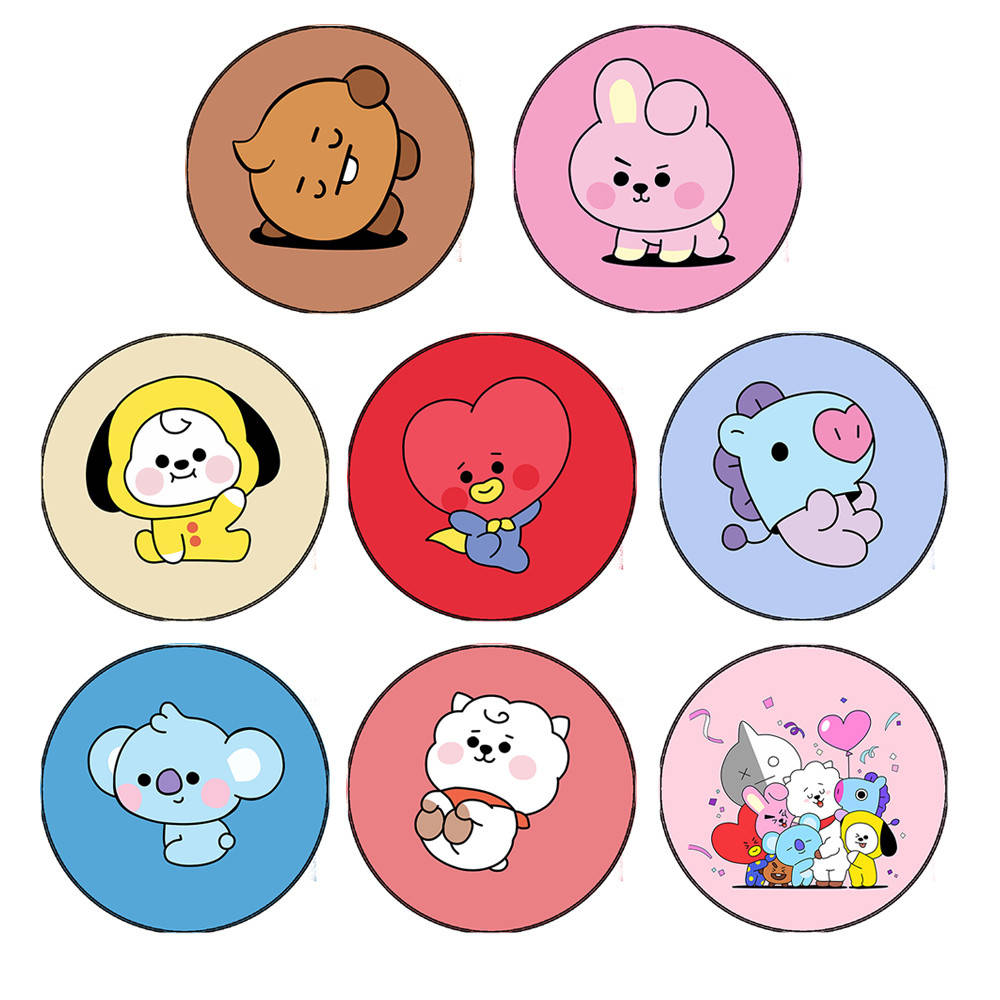 

Значок k-pop BTS BT21 1 шт (w070)