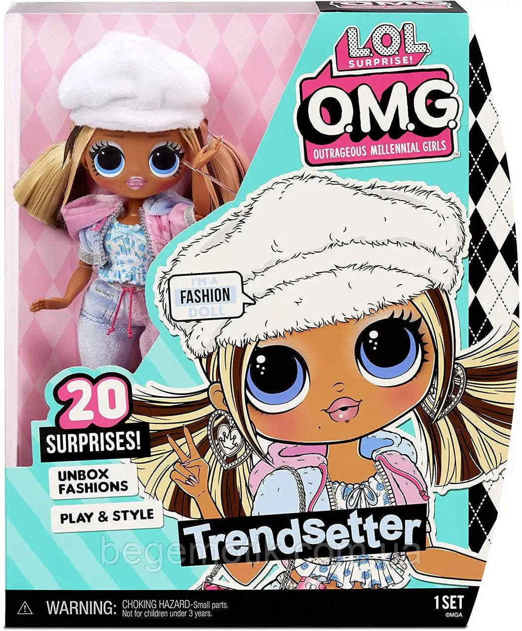 

Кукла ЛОЛ Оригинал LOL Surprise OMG Trendsetter Fashion Doll