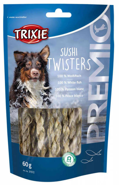 

Trixie TX-31572 Premio Sushi Twisters 60г - лакомство суши-рыбные палочки для собак