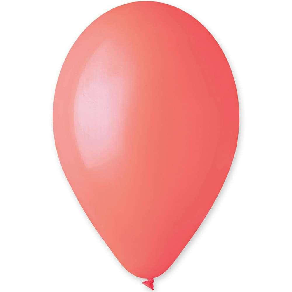 

Воздушные шарики / шары 10" (25 см) (Поштучно) без рисунков - Коралловый, Разные цвета
