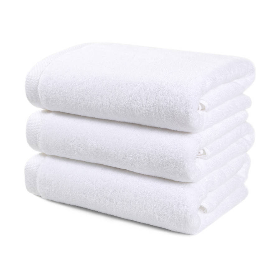 

Белое полотенце для отелей Premium Microcotton 70х140, Белый