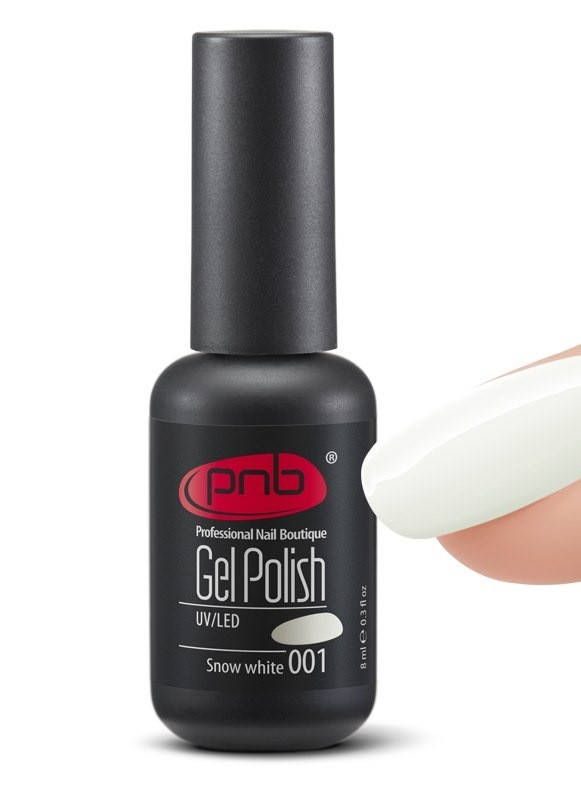 

Гель-лак PNB 8 мл Snow White 001