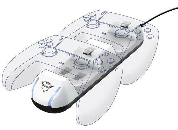 

Зарядная станция PS5\Зарядка для PS5\Trust GXT251 DUO CHARGE DOCK for PS5