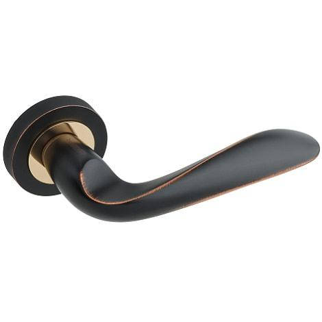

Ручки дверные Gavroche AURUM Z2 ORB/PB, Черный