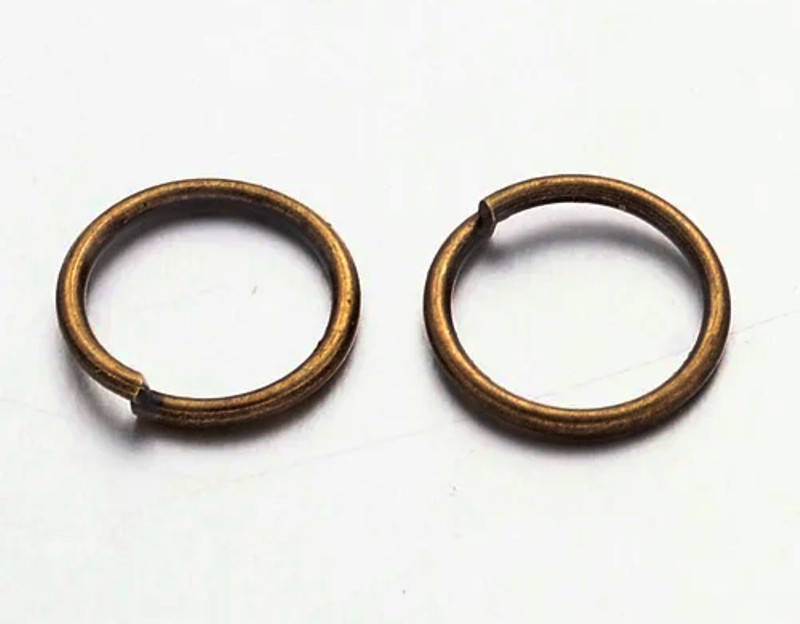 

Кольцо соединительное одинарное Бронза 0,7 см х 0,7 мм 2 г. (около 32 шт)