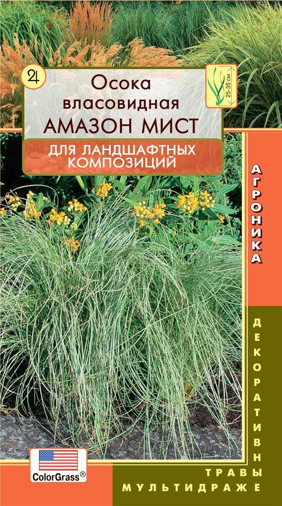 

Осока власовидная Амазон мист 3 мультидраже в пробирке (Плазменные семена), Зелёный