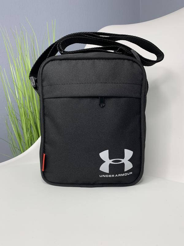 

Мужская барсетка under armour из ткани брендовая фирменная сумка через плечо, Черный