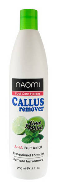 

Средство для удаления ороговевшей кожи и мозолей Naomi Callus Remover 250 мл (3459Gu)