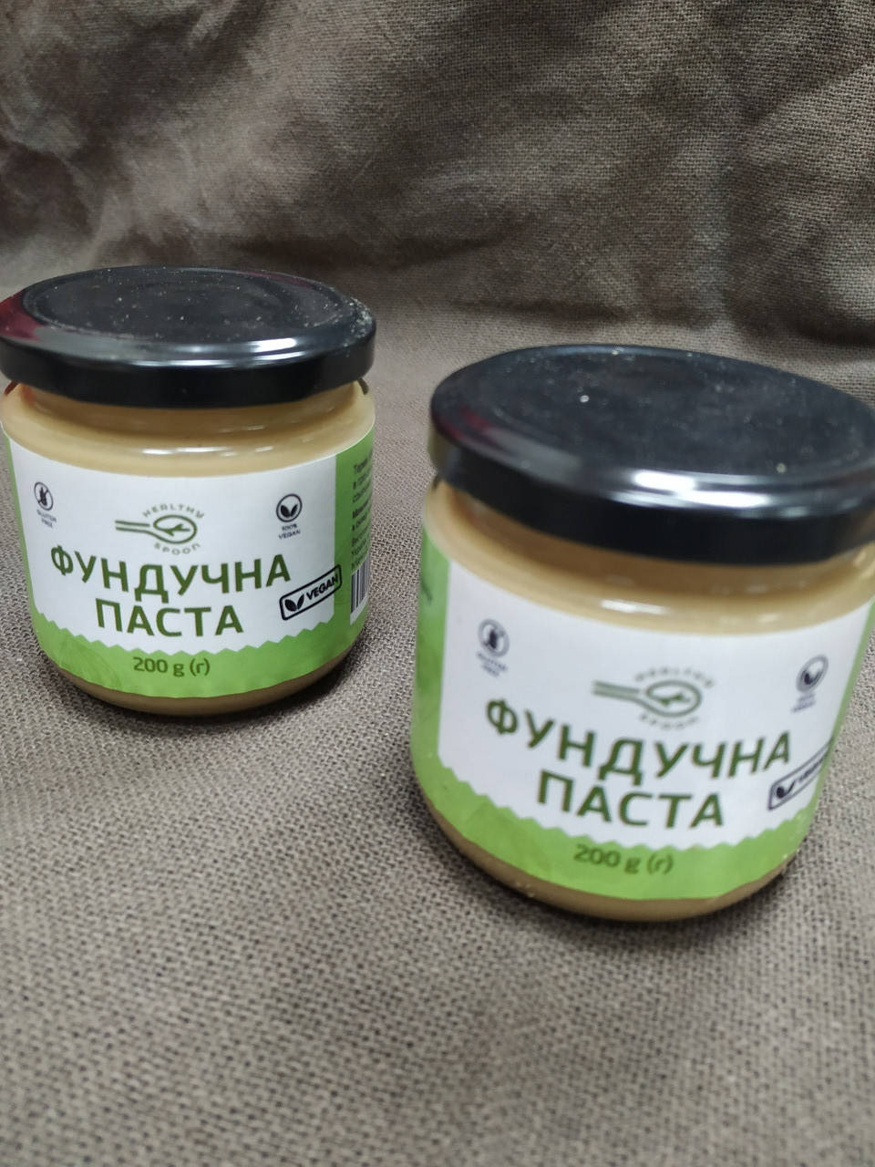 

Фундуковая паста натуральная органическая Веган, 200 г