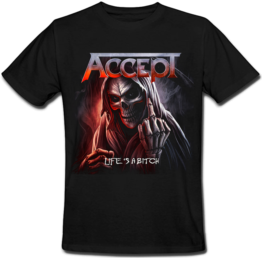 

Футболка Accept - Life Is A Bitch (чёрная) XXL