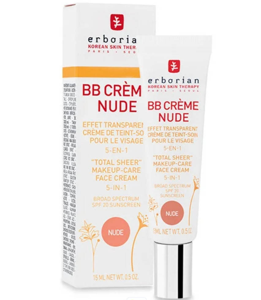 

Erborian ВВ Nude 15 ml Крем 5-в 1 с эффектом «кожа, как у младенца» SPF20