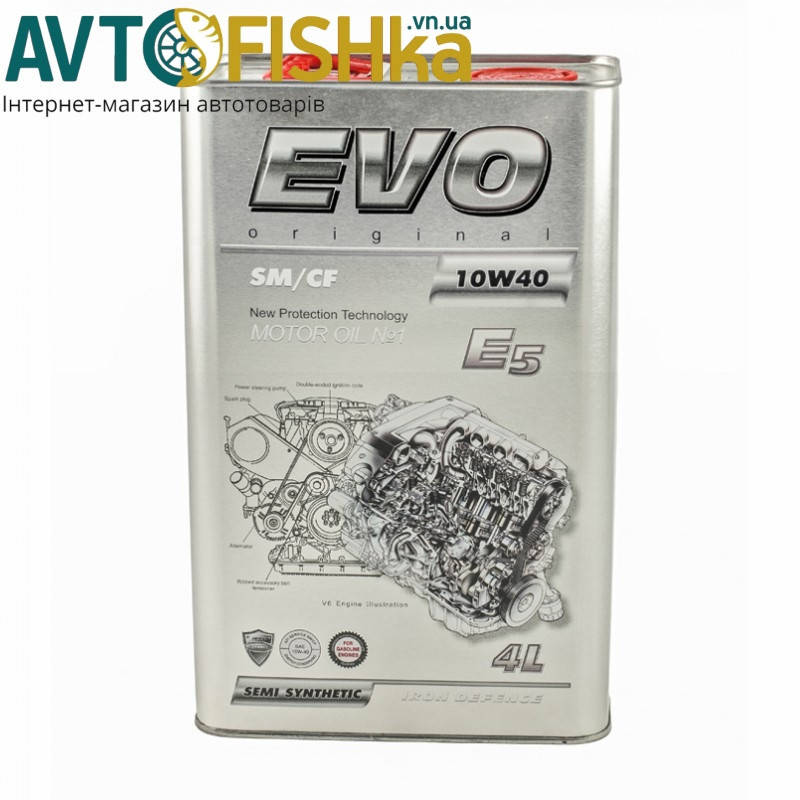 

Моторное масло EVO E5 10W-40 4L