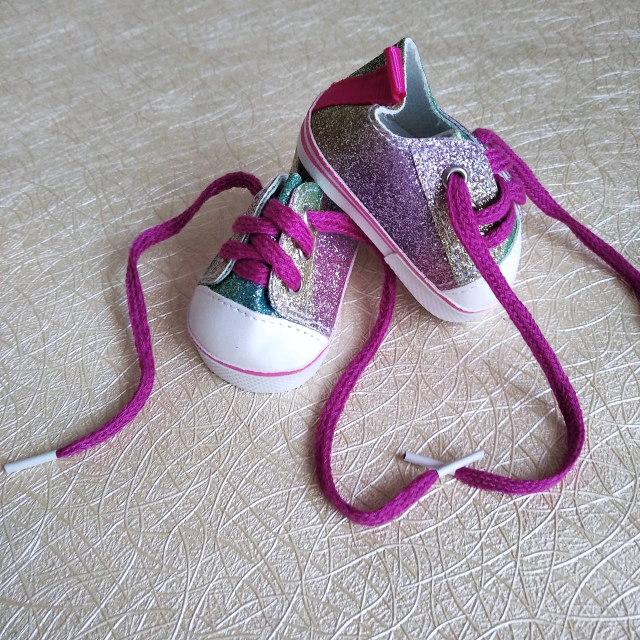 

Кеды на baby born блестящие розовые