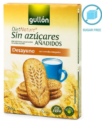 

Печеньe Gullon DietNature без сахара 330 g
