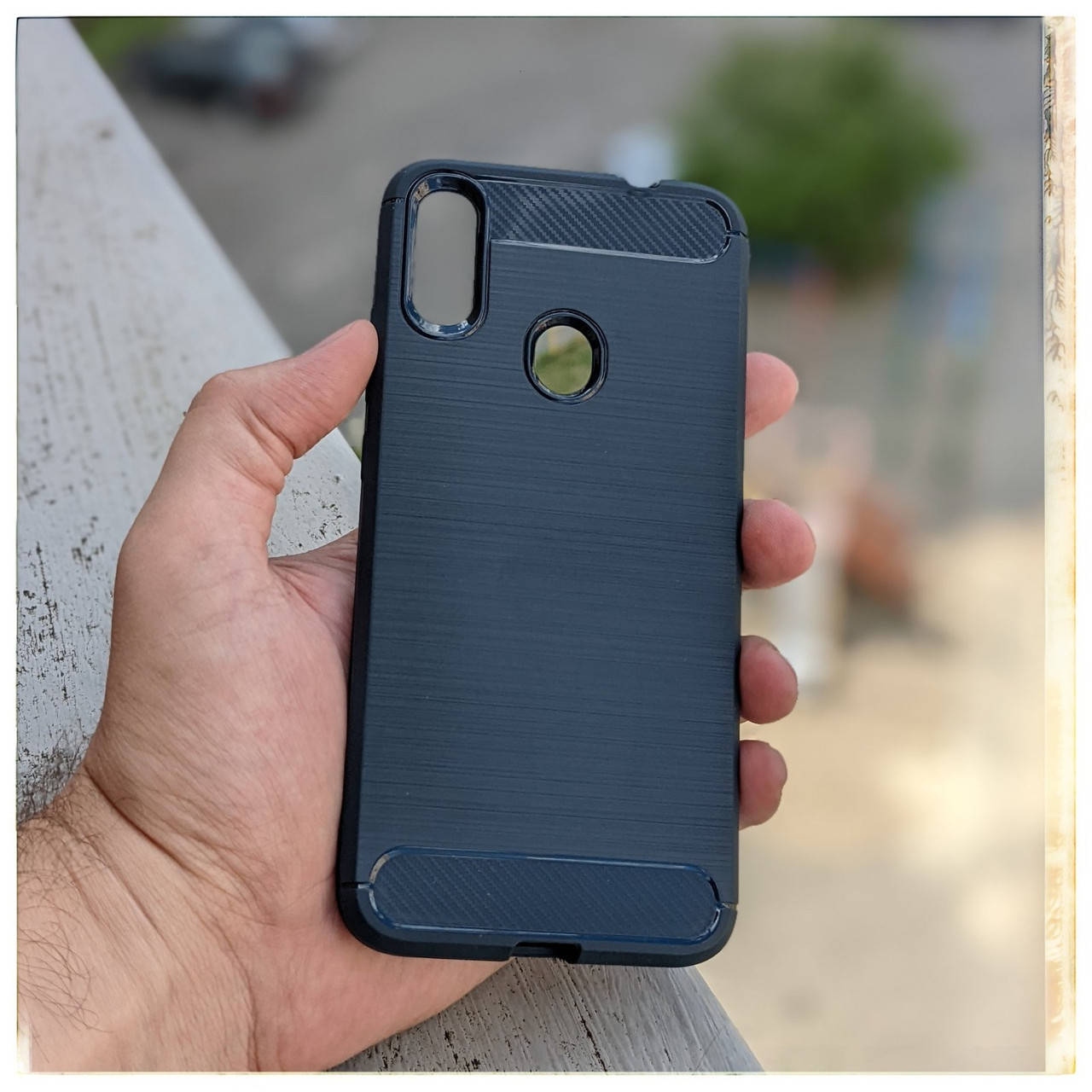 

Чехол-бампер VISEAON для Xiaomi Redmi Note 7., Синий