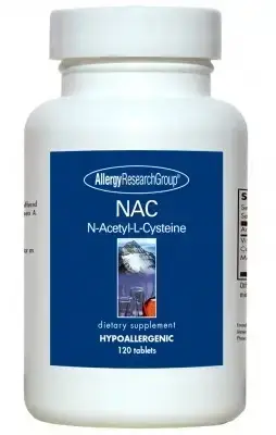 

Allergy Research NAC N-Acetyl-L-Cysteine / Н-ацетил-Л -цистеин 120 таблеток