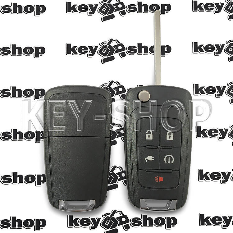 

Корпус выкидного ключа Chevrolet Volt (Шевролет Вольт) 4 + 1 к​нопки