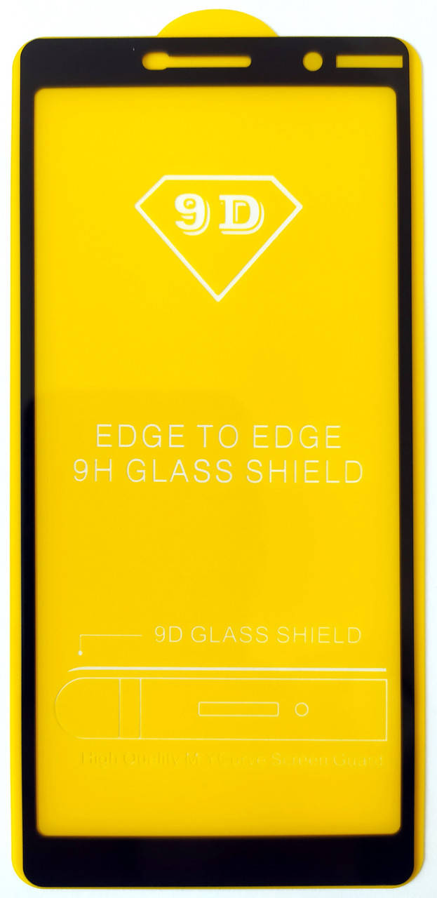 

Защитное стекло для Nokia 7 Plus полная проклейка 9D Full Glue