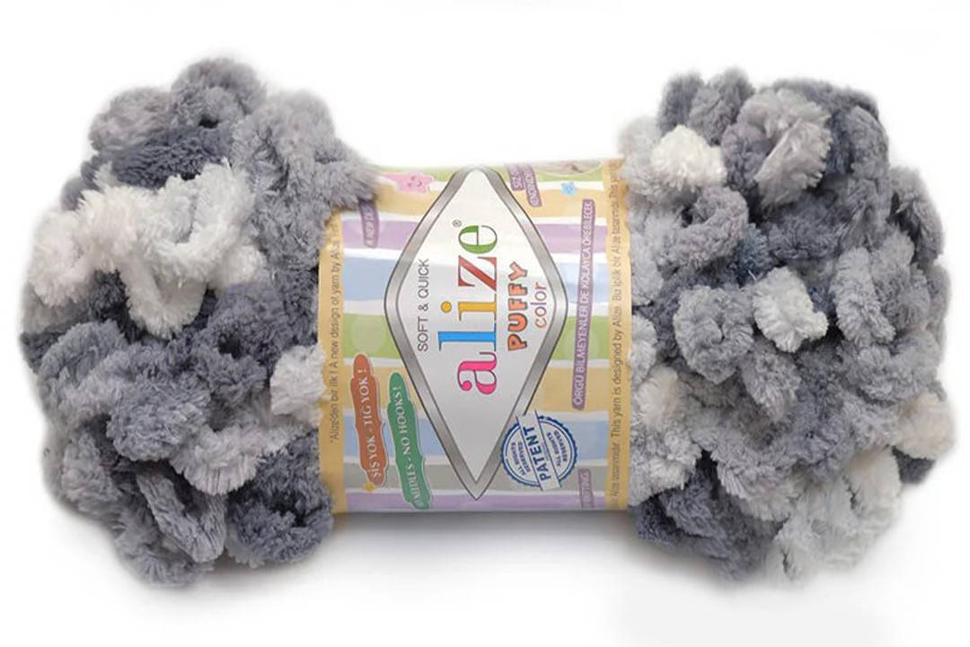 

Alize Puffy Color, №5925, Секционное крашение