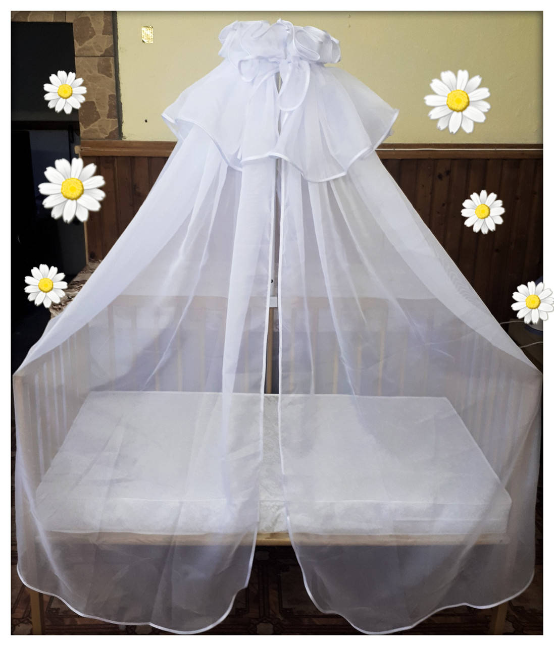 

Балдахин на детскую кроватку " Белоснежка".