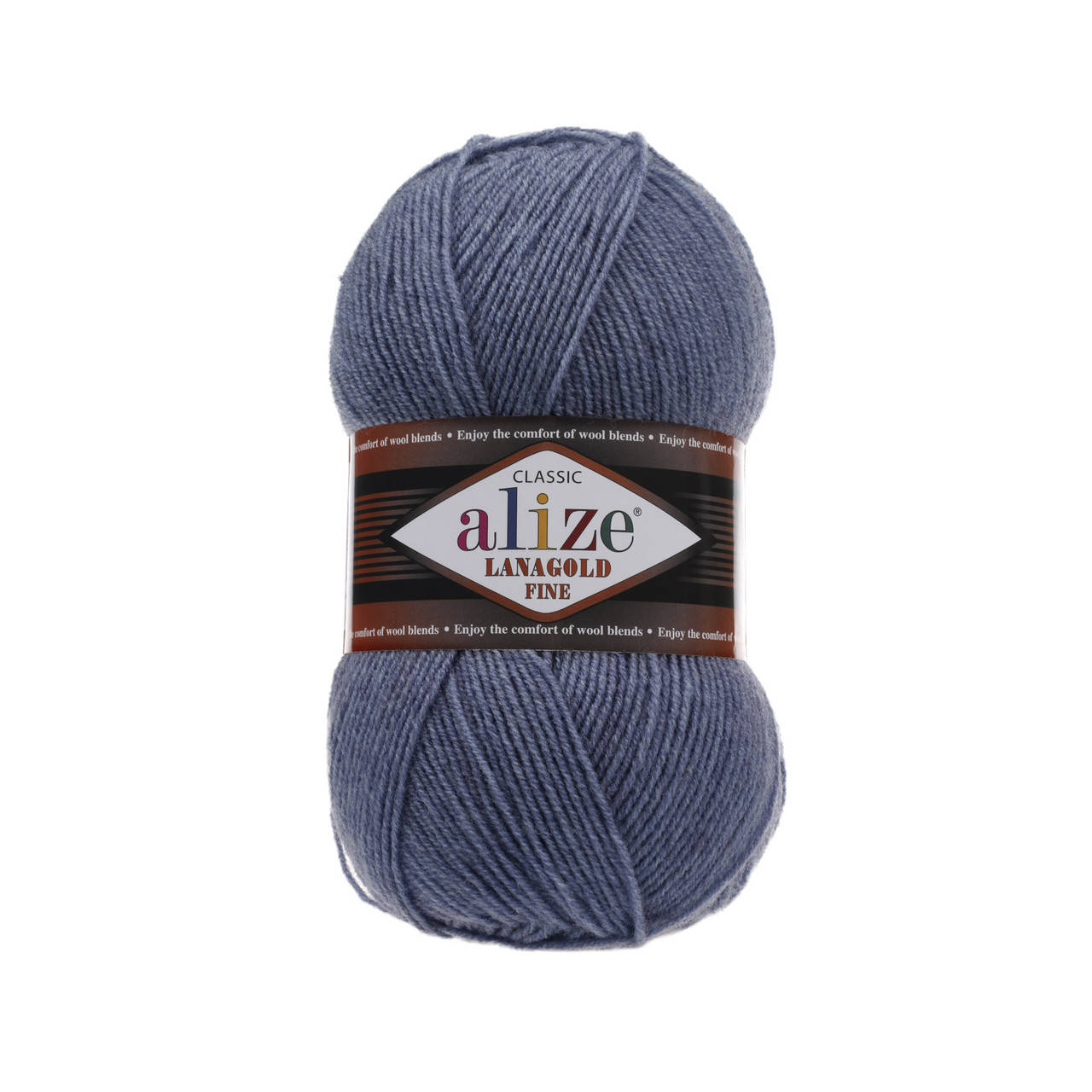 

Пряжа Alize Lanagold Fine 203 джинс меланж (Ализе Ланаголд файн)