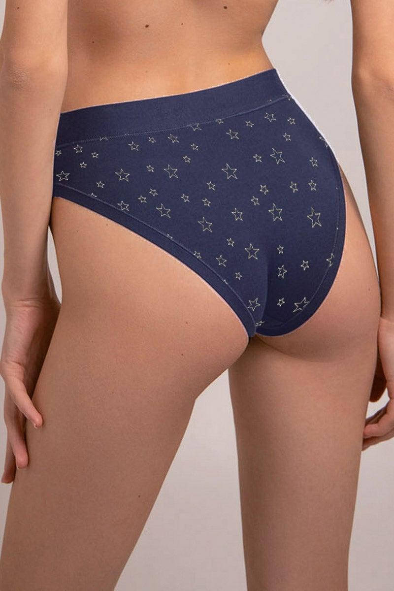 

Женские повседневные хлопковые трусики Leonia - Jasmine Lingerie 5303/52 XL, Синий